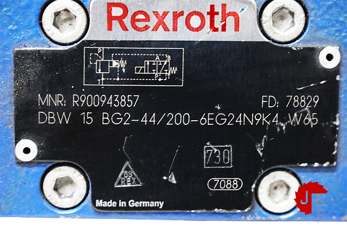 Rexroth R900943857 Pressure relief valve, pilot operated DBW 15 BG2-44/200-6EG24N9K4
