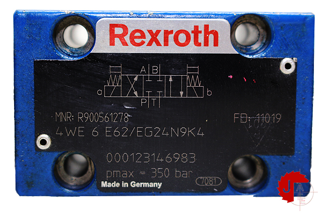 Rexroth R900561278 DIRECTIONAL SPOOL VALVE 4WE6E62/EG24N9K4