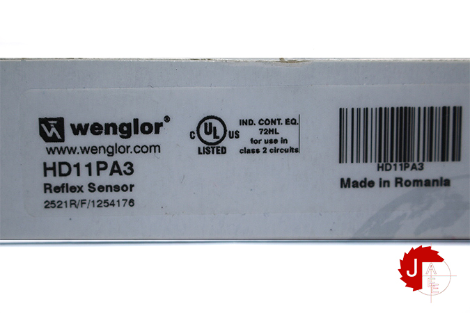 WENGLOR HD11PA3 Reflex Sensor with Background Suppression