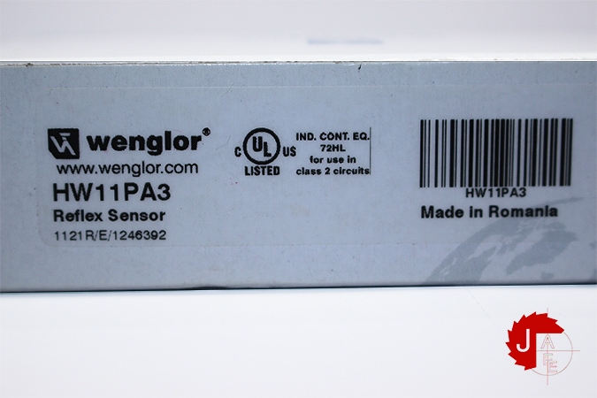 WENGLOR HW11PA3 Reflex Sensor with Background Suppression