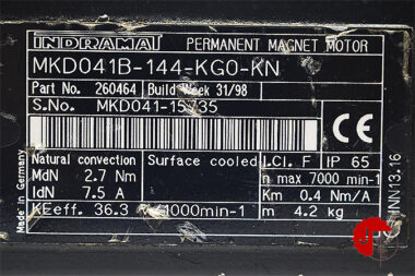Rexroth MKD041B-144-KG0-KN Synchronous servo motors R911260464