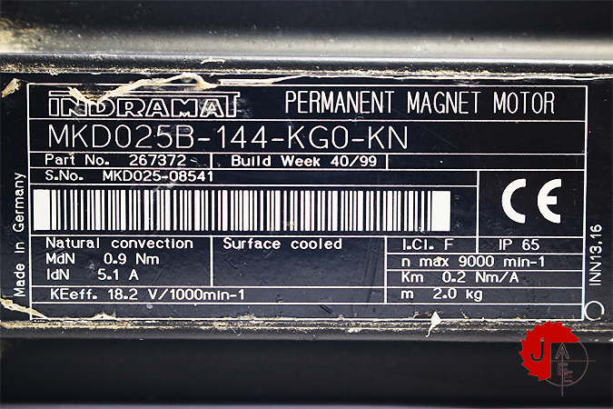 INDRAMAT MKD025B-144-KG0-KN Synchronous Motors