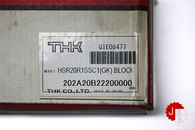 THK HSR20R1SSC1 Linear Guide Carriage