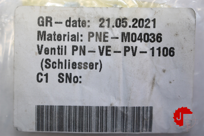 innomatec PN-VE-PV-1106 Way pneumatic valve NW 5/NO