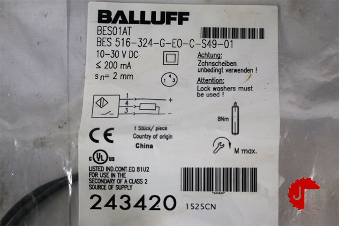 BALLUFF BES01AT Inductive standard sensors BES 516-324-G-EO-C-S49-01