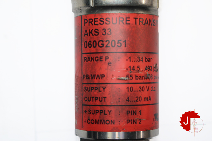 Danfoss AKS 33 Pressure transmitters 060G2051