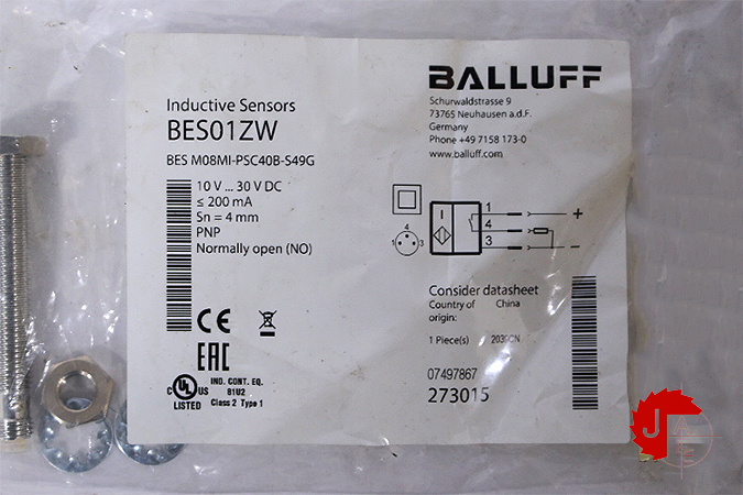 BALLUFF BES01ZW Inductive standard sensors BES M08MI-PSC40B-S49G