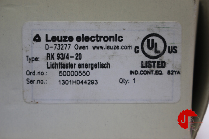 Leuze RK 93/4-20 Energetic diffuse sensor 50000550