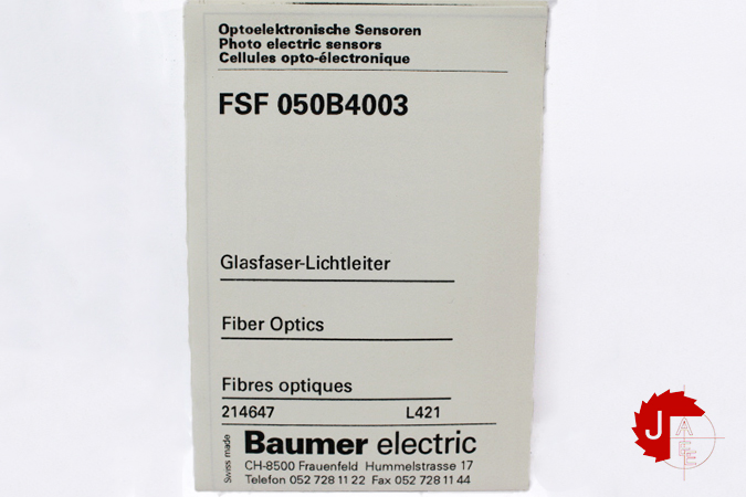 Baumer FSF 050B4003 Through beam fiber optics - Image 2