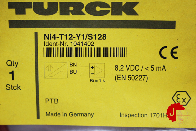 TURCK Ni4-T12-Y1/S128 Inductive Sensor