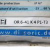di-soric OR 6-41 K 4 P1-T3 Retroreflective sensor 206206