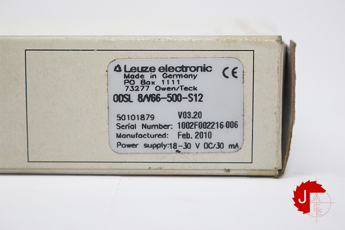 Leuze 00SL 8/V66-500-S12 Optical distance sensor 50101879