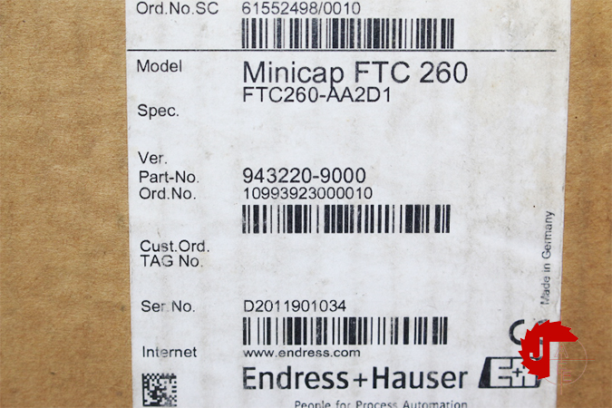 Endress+Hauser Minicap FTC260 Capacitance Point level detection FTC260-AA2D1