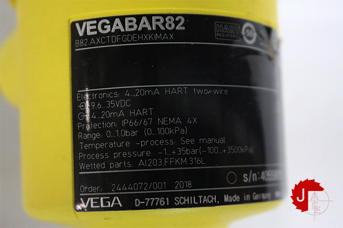 VEGA BR52.XXG35DHKMAE Pressure transmitter VEGABAR 52