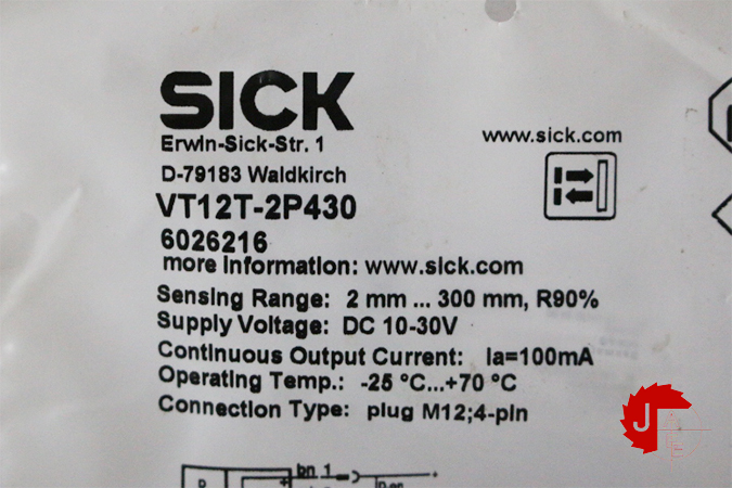 SICK VT12T-2P430 Photoelectric proximity sensor 6026216