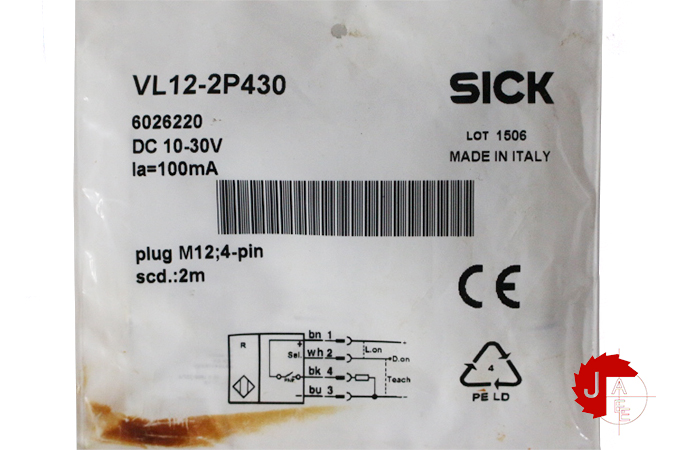 SICK VL12-2P430 Photoelectric sensors 6026220