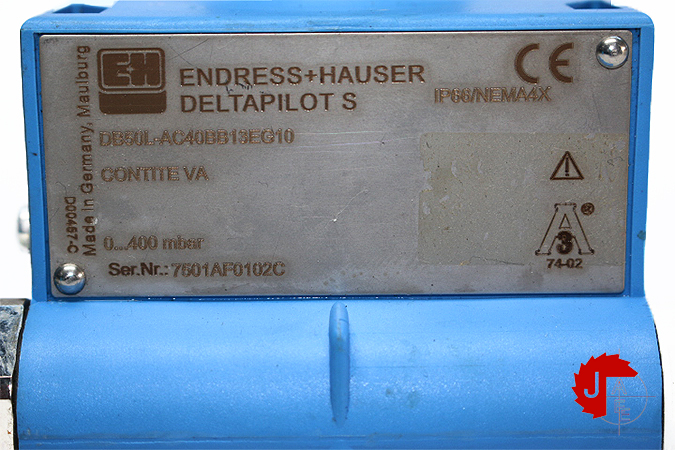 Endress+Hauser Deltapilot S DB50L Pressure transmitter DB50L-AC40BB13EG10