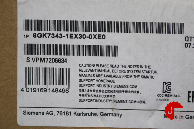 SIEMENS 6GK7343-1EX30-0XE0 Communications processor CP 343-1
