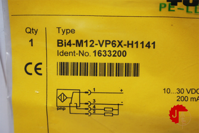 TURCK Bi4-M12-VP6X-H1141 Inductive Sensor