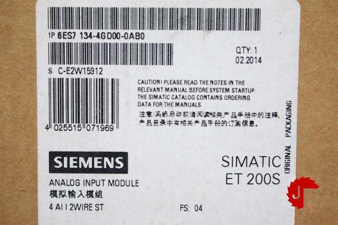 SIEMENS 6ES7 134-4GD00-0AB0 SIMATIC DP, Electronics module ET 200S