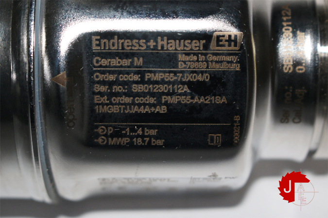 Endress+Hauser Cerabar PMP55 Absolute and gauge pressure Cerabar M PMP55-7JX04/0