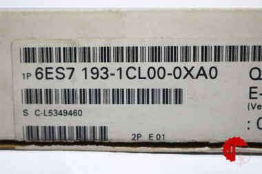 SIEMENS 6ES7 193-1CL00-0XA0 SIMATIC DP, Terminal block