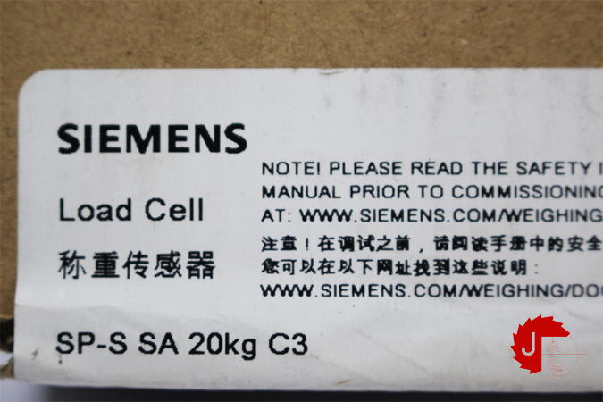 SIEMENS SP-S SA 20kg C3 Load cell 