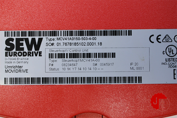 SEW EURODRIVE MDX60A0150-503-4-00 Drive Inverters / Movidrive MDX60 22.2kVA MCV41A0150-503-4-00