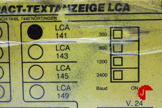 UNIVERSAL-COMPACT-TEXTANZEIGELCA LCA 141 Text display 