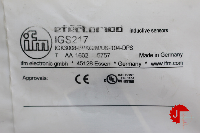 IFM electronic IGS217 Inductive sensor IGK3008-BPKG/M/US-104-DPS - Image 2