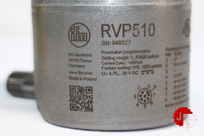 IFM RVP510 Ncremental encoder with solid shaft and display