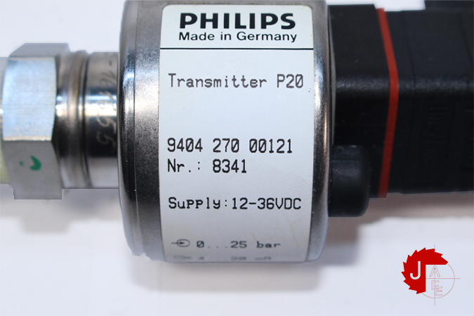 PHILIPS Transmitter P20 0..25 bar 4..20mA Pressure transmitter
