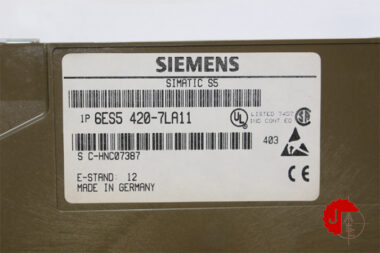 SIEMENS 6ES5 420-7LA11 SIMATIC S5, Digital input 420 Non-isolated for S5-115U 32 inputs 24 V DC