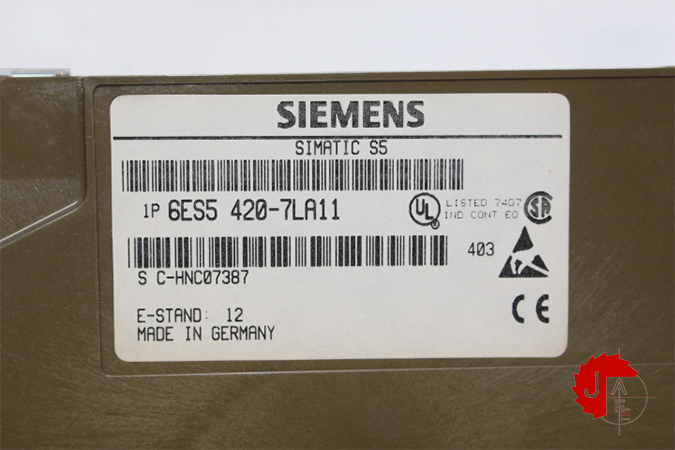 SIEMENS 6ES5 420-7LA11 SIMATIC S5, Digital input 420 Non-isolated for S5-115U 32 inputs 24 V DC