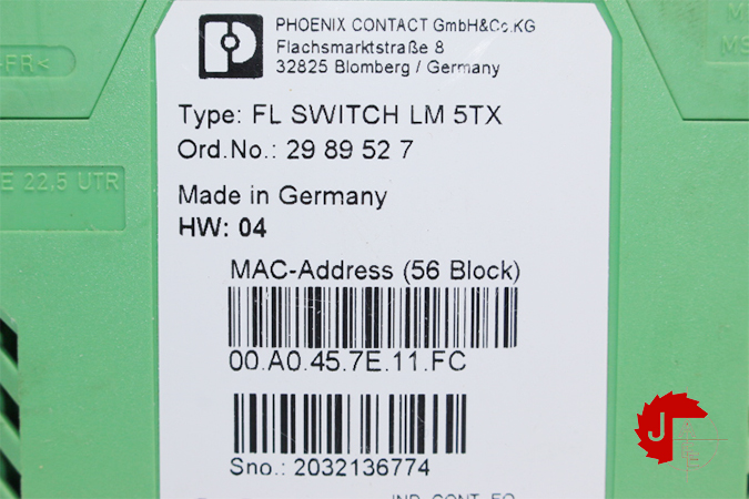 Phoenix Contact  FL SWITCH LM 5TX FL SWITCH LM 5TX - Industrial Ethernet Switch 2989527