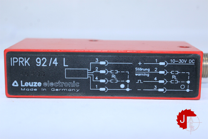 Leuze electronic IPRK 92/4 L Polarized retro-reflective photoelectric sensor