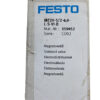 FESTO MT2H-5/2-4,0-L-S-VI-B Solenoid valve 159452
