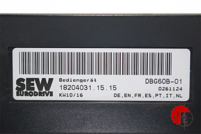 SEW EURODRIVE DBG60B-01 Control Unit Keypad