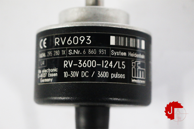 IFM RV6093 Incremental encoder with solid shaft RV-3600-I24/L5