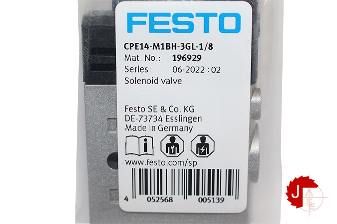 FESTO CPE14-M1BH-3GL-1/8 Solenoid valve 196929