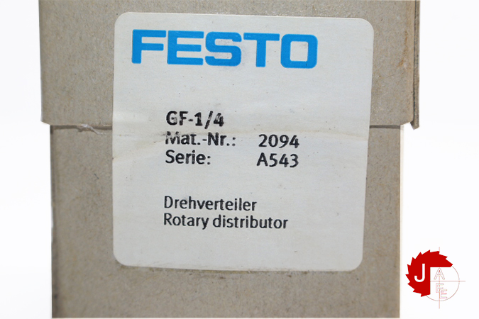 FESTO GF-1/4 Rotary distributor 2094