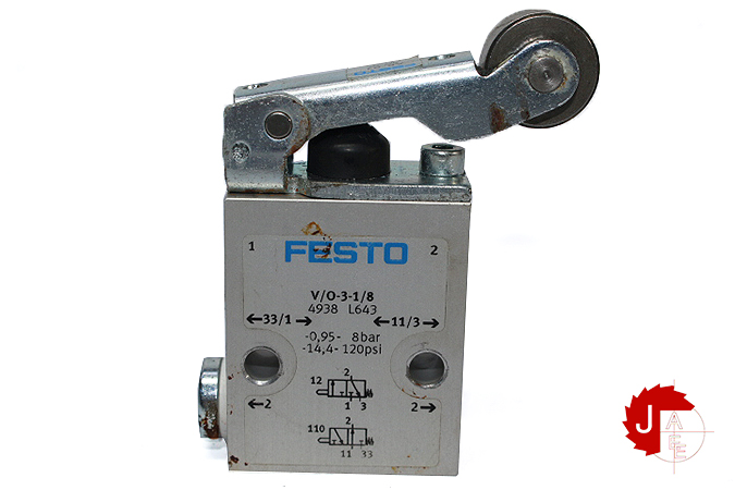 FESTO V/O-3-1/8 Roller lever valve