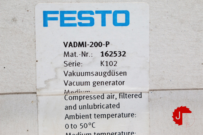 FESTO VADMI-200-P Vacuum generator 162532