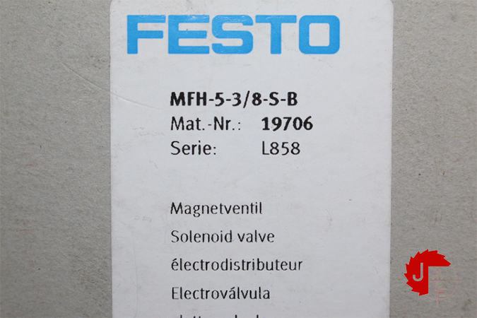 FESTO MFH-5-3/8-S-B Solenoid valve 19706