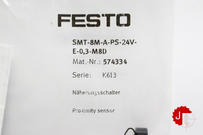 FESTO SMT-8M-A-PS-24V-E-0,3-M8D Proximity sensor 574334