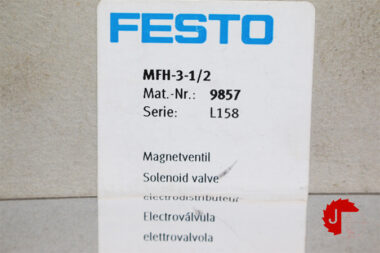 FESTO MFH-3-1/2 Air solenoid valve 9857