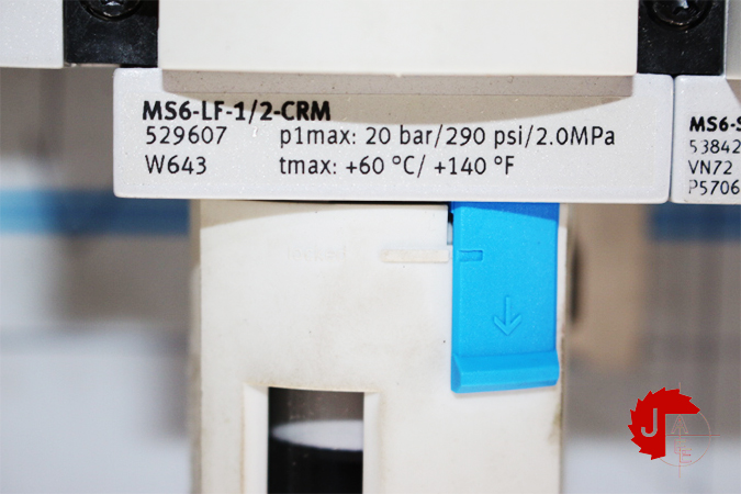 FESTO MS6-SFE-F5-P2U-M12 Flow Sensors With air filter MS6-LF-1/2-CRM