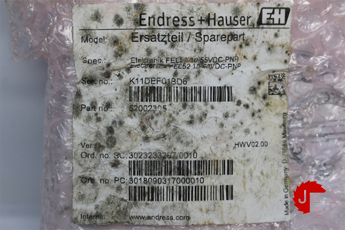 ENDRESS+HAUSER FEL52 Electronic insert FEL52 Level Limit Measuring System