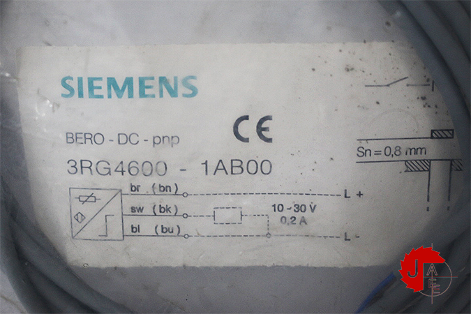 SIEMENS 3RG4600-1AB00 INDUCTIVE SENSOR