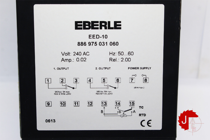 EBERLE TR-6200N Temperature Controller 886975031060